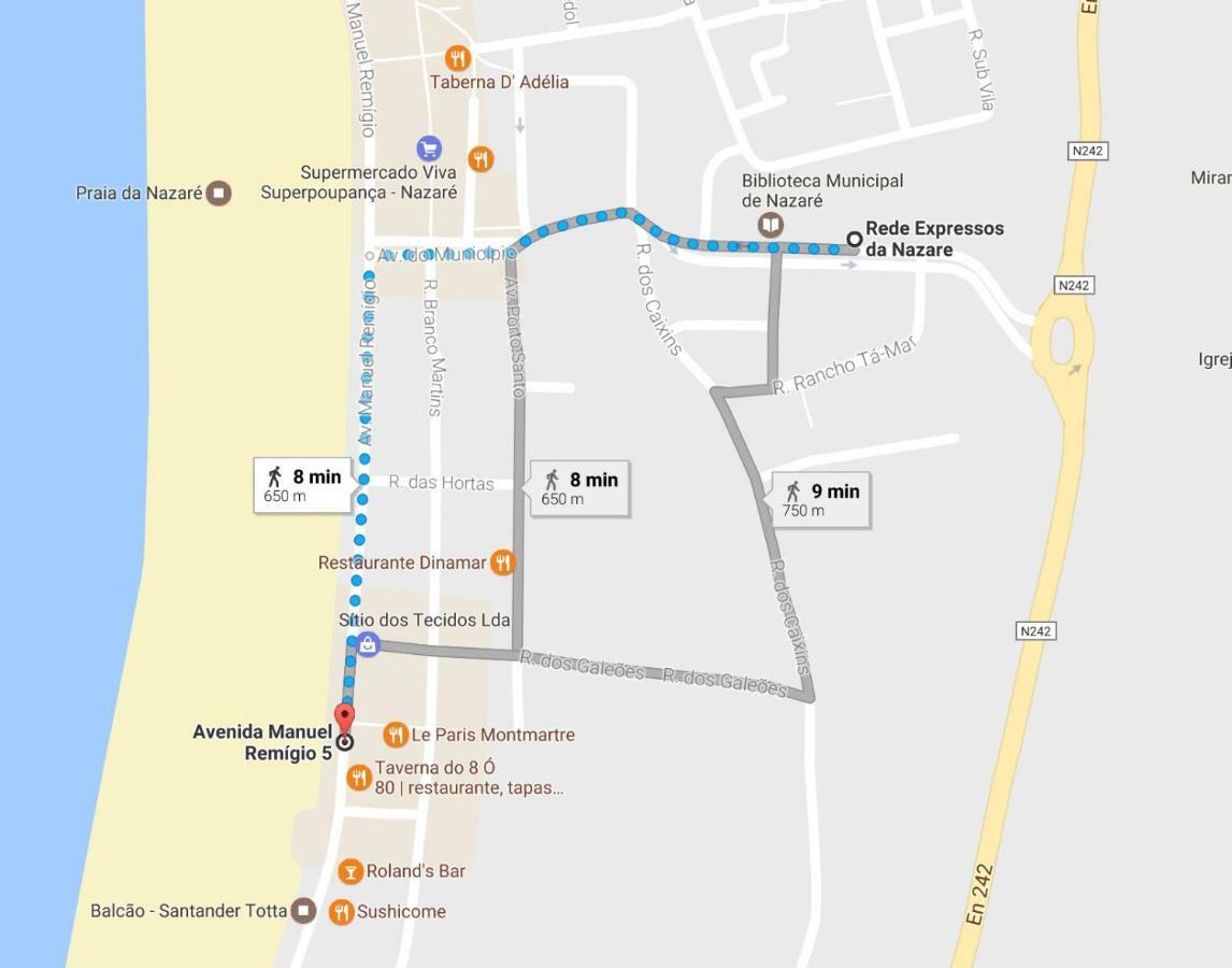 Nazare Apartamento Em Frente Ao Mar Eksteriør billede